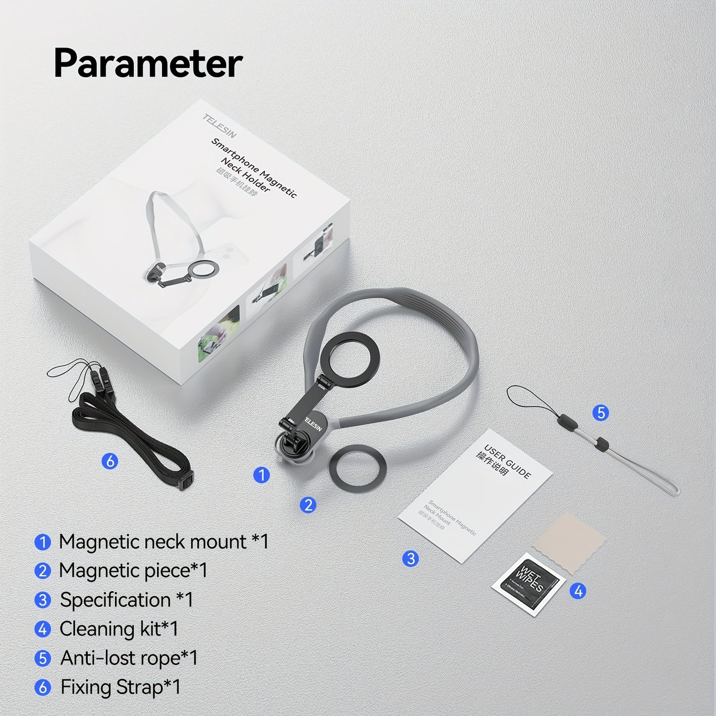 Smart Magnetic Neck Holder