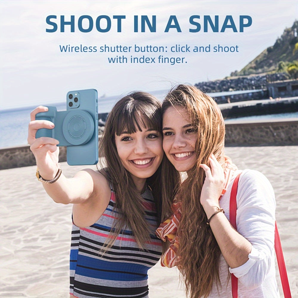 Magnetic phone Camera Grip Holder