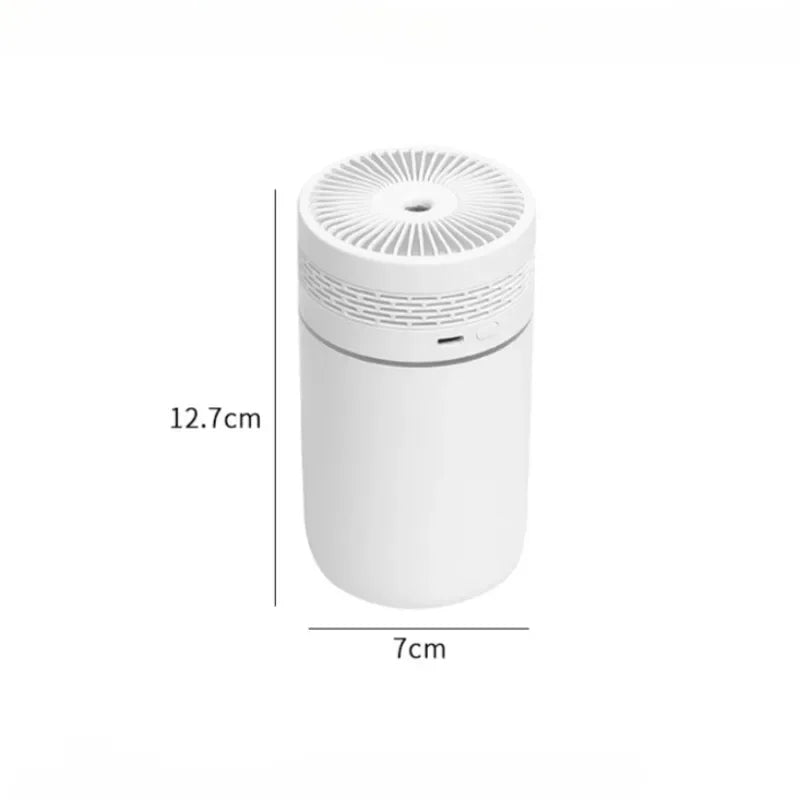 مرطب هواء للسيارة 250 مل، مرطب رذاذ صغير محمول مع ضوء LED يعمل بمنفذ USB، زيت عطري مختلف لغرفة النوم والسفر