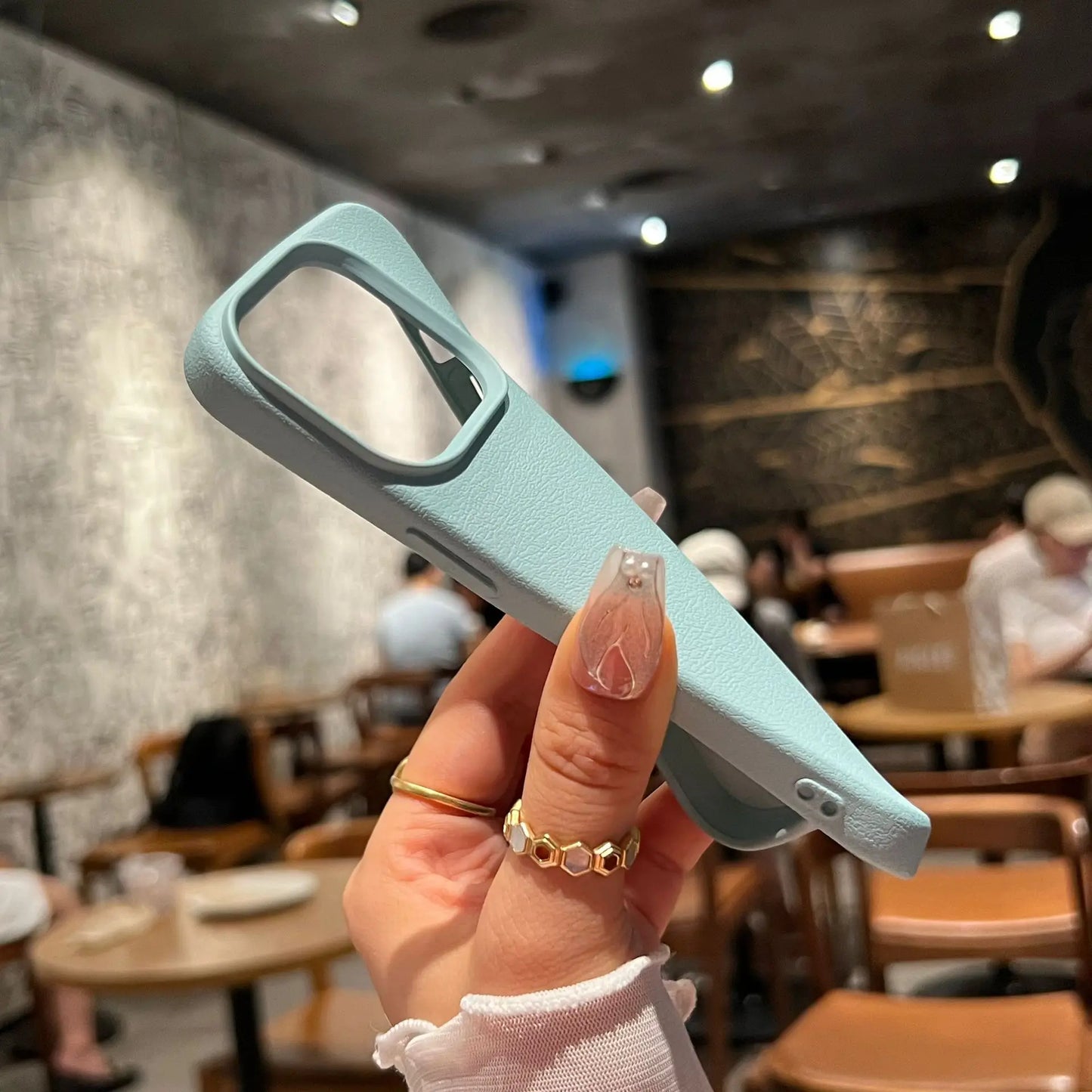 Luxury Silicone Litchi Lines Leather Phone Case For iPhone 16 15 14 13 12 11 Pro Max X XS XR Max Plus Soft Shockproof Full Cover