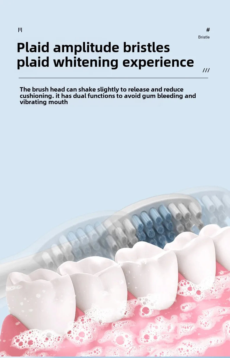Electric Tooth Whitening Brush Frequency Teeth Sonic Cleaner Dental Scaler Toothbrush Calculus Plaque Remover Stone Remover Set