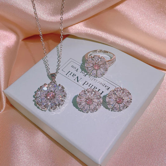 Elegant Pearl Blossom Set