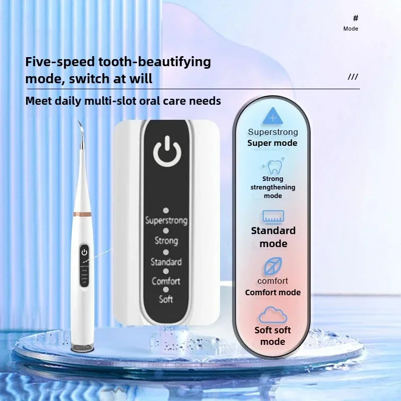 Electric Tooth Whitening Brush Frequency Teeth Sonic Cleaner Dental Scaler Toothbrush Calculus Plaque Remover Stone Remover Set